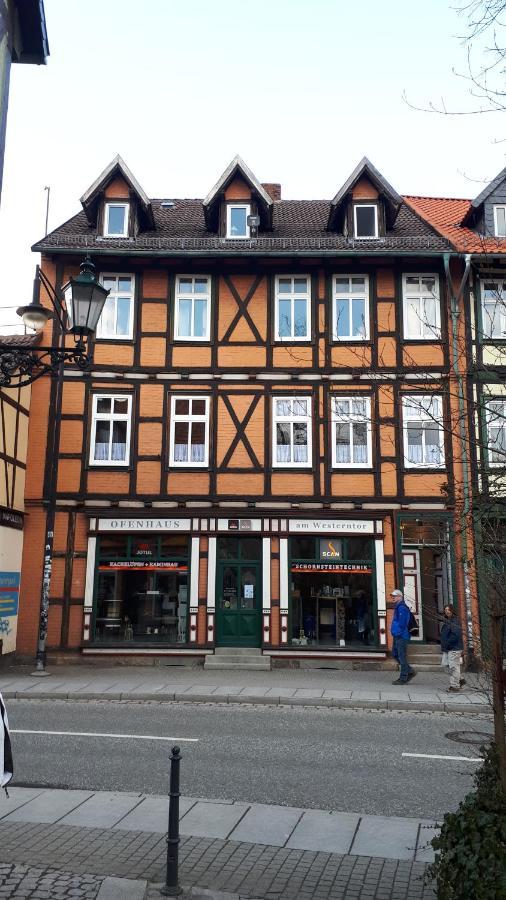 韦尼格罗德Ferienhaus Am Westerntor III公寓 外观 照片